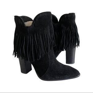 Antonio Melani fringe heeled boots
